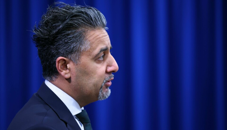 Kultur- og likestillingsminister Abid Raja. Kultur- og likestillingsminister Abid Raja.
