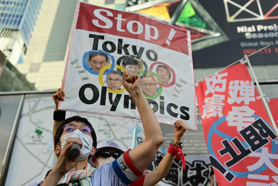 Det har vært flere demonstrasjoner både før og under OL i Tokyo. Det har vært flere demonstrasjoner både før og under OL i Tokyo.