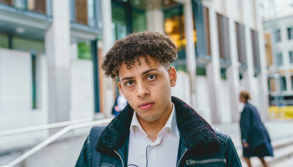 Mustafa Hasan utenfor Oslo tingrett. Mustafa Hasan utenfor Oslo tingrett.