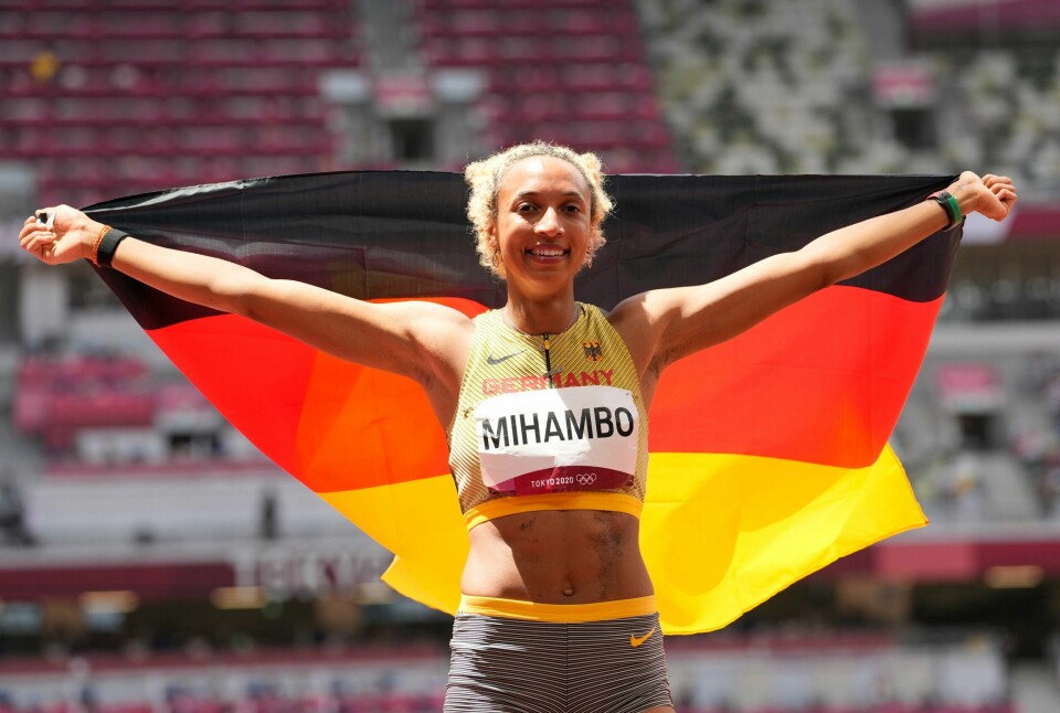 Malaika Mihambo har lagt til nok et trofé i premieskapet. Malaika Mihambo har lagt til nok et trofé i premieskapet. Foto: Martin Meissner, AP / NTB