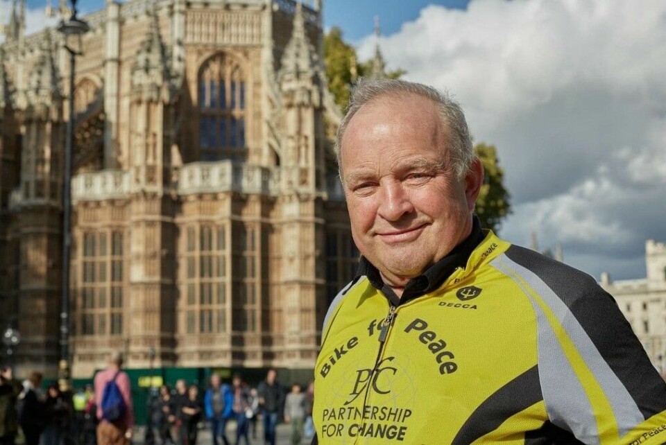 Tore Nærland, fredsaktivist og og leder av Bike for Peace Tore Nærland, fredsaktivist og og leder av Bike for Peace