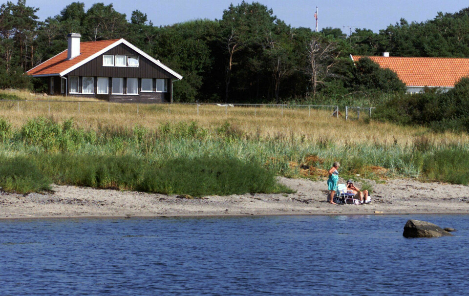 Det er slike strandområder som er underlagt allemannsretten. Bildet er tatt på Hvasser i Vestfold. Det er slike strandområder som dette på Hvasser i Vestfold som er underlagt allemannsretten.