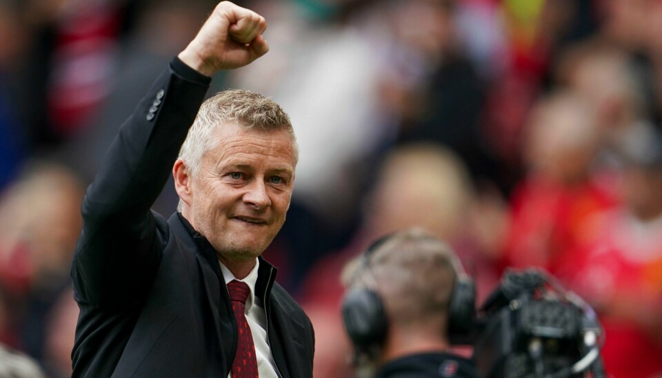 Ole Gunnar Solskjær runder 100 Premier League-kamper som sjef for Manchester United søndag. Ole Gunnar Solskjær fikk se sitt lag varte opp med mestertakter i seriepremieren mot Leeds. Foto: Jon Super / AP / NTB