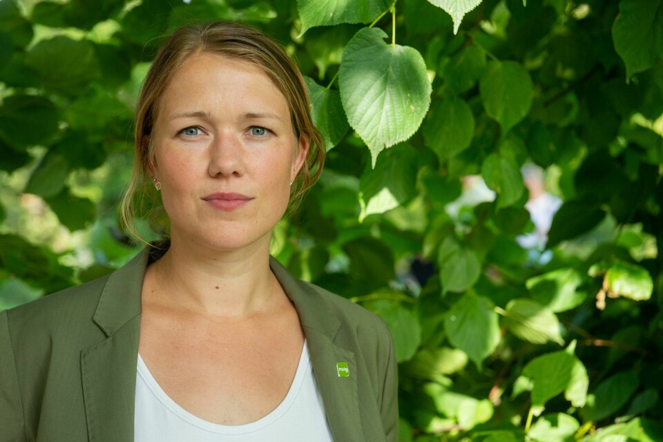 Leder i MDG og stortingsrepresentant Une Bastholm. Leder i MDG og stortingsrepresentant Une Bastholm