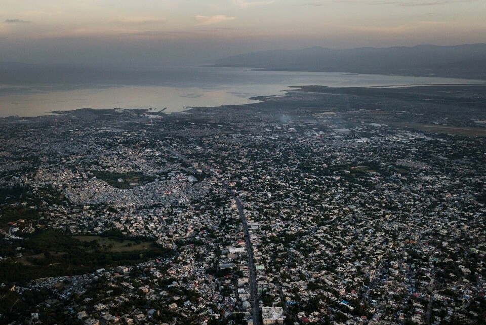 Oversiktsbilde over Haitis hovedstad Port-au-Prince, fra juli i år. Oversiktsbilde over Haitis hovedstad Port-au-Prince, fra juli i år.