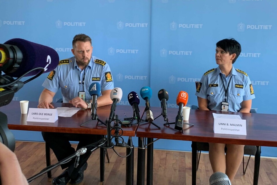 Politiinspektør Lars Ole Berge og politiinspektør Unni Byberg Malmin. Politiinspektør Lars Ole Berge og politiinspektør Unni Byberg Malmin.