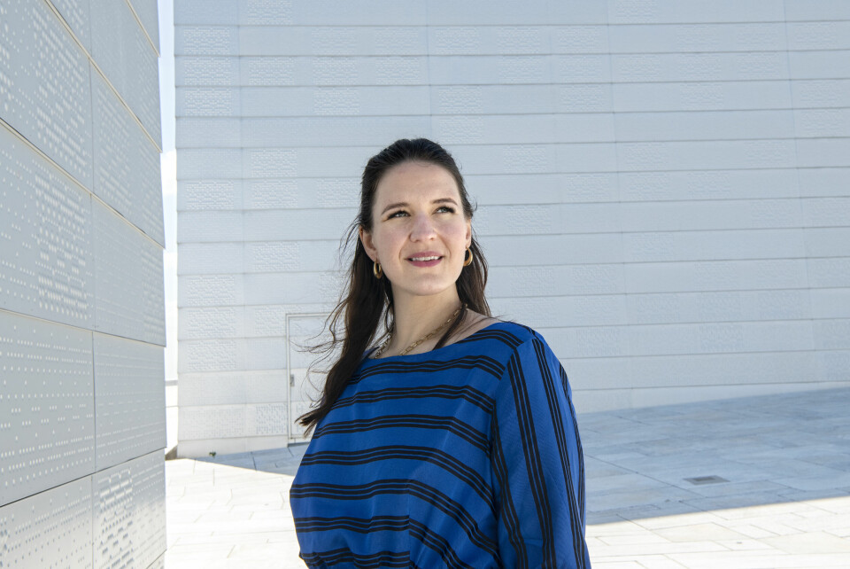 Lise Davidsen. Operasanger fra Stokke i Vestfold. Den Norske Opera & Ballett. Operahus i Bjørvika. Lise Davidsen. Operasanger
