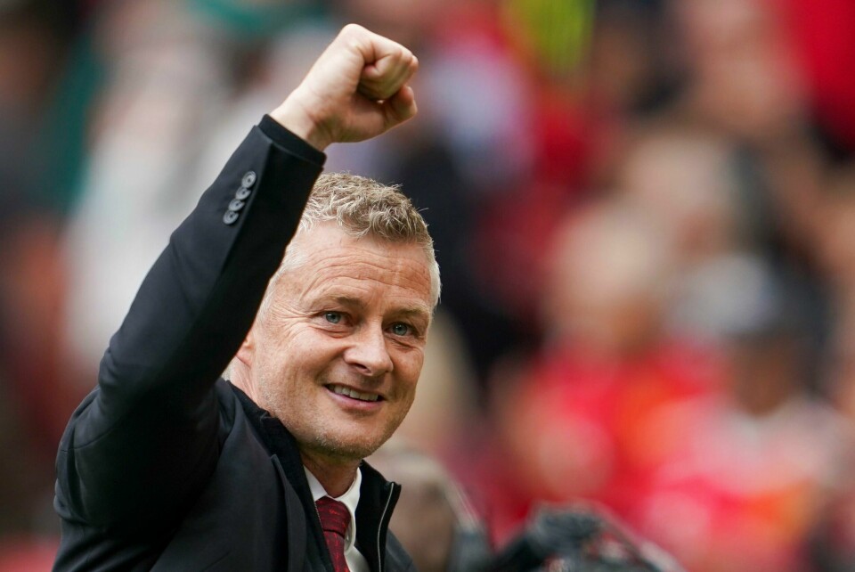 Manchester United-manager Ole Gunnar Solskjær har Cristiano Ronaldo tilgjengelig. Solskjær fikk sin 100. kamp som Manchester United-trener søndag. Foto: AP Photo / Jon Super / NTB