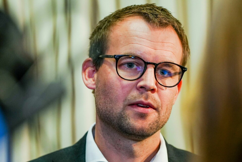 Kjell Ingolf Ropstad. Kjell Ingolf Ropstad møter pressen i Regjeringskvartalet i Oslo.Foto: Ali Zare / NTB