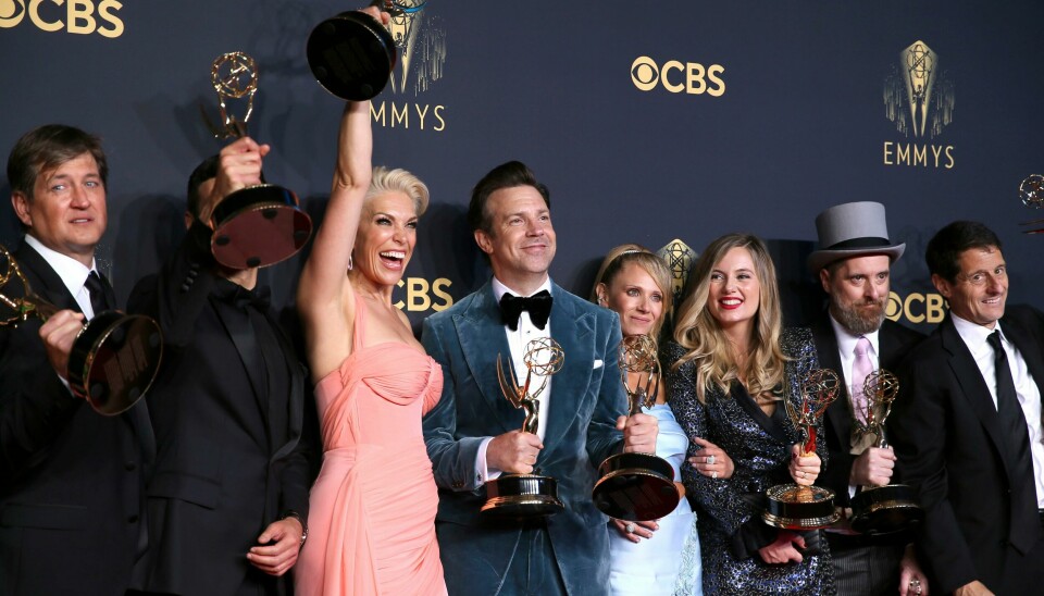 Vant Emmy: Gjengen bak «Ted Lasso». Foto: AP Vant Emmy: Gjengen bak «Ted Lasso». Foto: AP