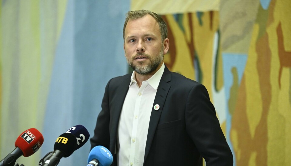 SV-leder Audun Lysbakken sier at det er for tidlig å si hvor regjeringssonderingene mellom Ap, Sp og SV vil ende.Foto: Annika Byrde / NTB SV-leder Audun Lysbakken sier at det er for tidlig å si hvor regjeringssonderingene mellom Ap, Sp og SV vil ende.Foto: Annika Byrde / NTB