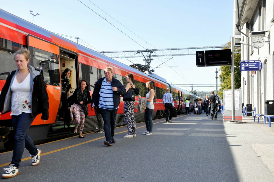 Det er full stans for togtrafikken mellom Stavanger og Egersund. Foto: Elisabeth Skovly