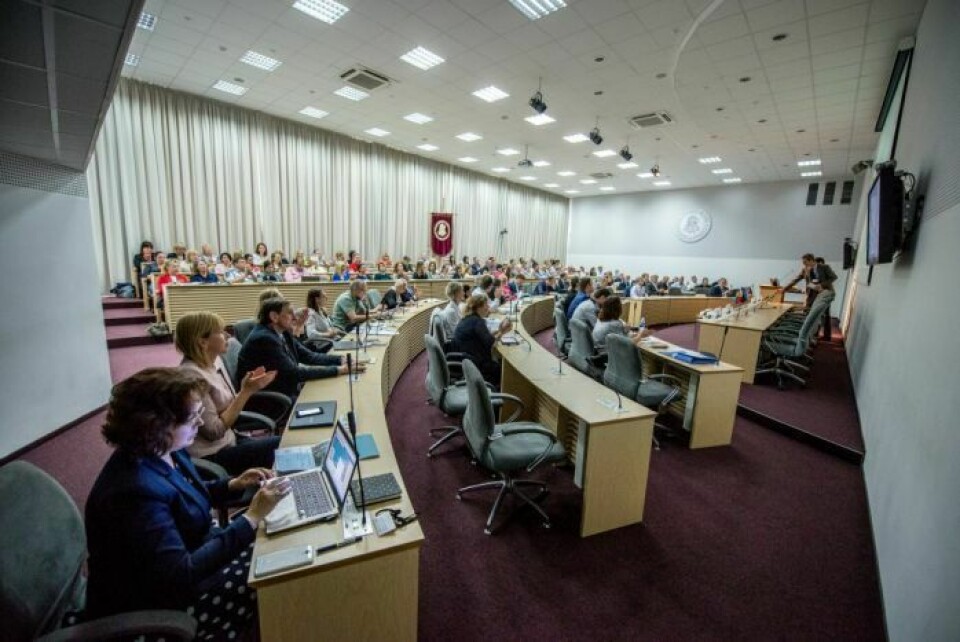 ECAD avholdt sin 24. årlige ordfører-konferanse (Mayors`s Conference: Safe Cities Without Drugs. Preventing, Protecting, Policing) i Kaunas i Litauen. Bildet er brukt med tillatelse fra organisasjonen. ECAD avholdt sin 24. årlige ordfører-konferanse (Mayors`s Conference: Safe Cities Without Drugs. Preventing, Protecting, Policing) i Kaunas i Litauen. Bildet er brukt med tillatelse fra organisasjonen.
