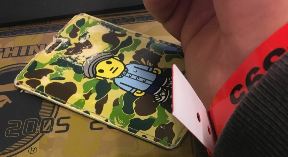 Slik ser armbåndet ut. Slik ser armbåndet ut.