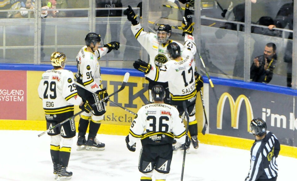 Spencer Humphries scorer mot Kongsvinger. Foto: Espen Iversen
