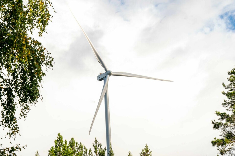 Odal vindpark i Nord-Odal kommune. Vindparken består av 34 turbiner. Odal vindpark i Nord-Odal kommune. Vindparken består av 34 turbiner.