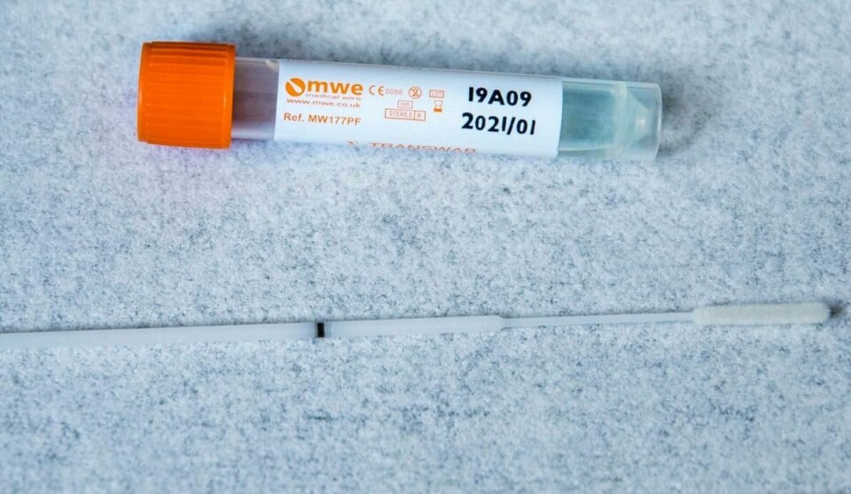Testutstyr for covid-19.