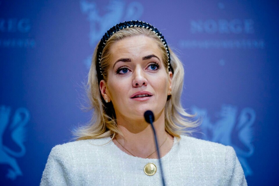Justisminister Emilie Enger Mehl. Mehl.