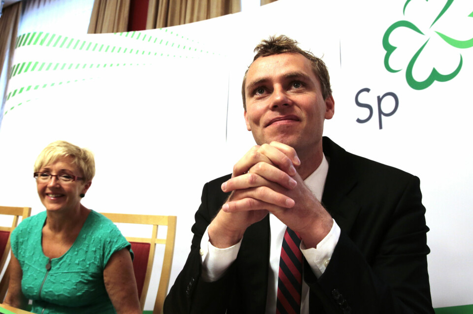 Ola Borten Moe, her med Liv Signe Navarsete. Ola Borten Moe, her med Liv Signe Navarsete.