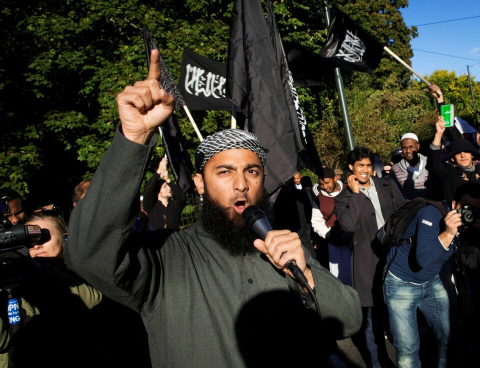 Ubaydullah Hussain (30) har vært avlyttet av politiet siden han framsto som islamistleder 25. august 2012. PST bekrefter nå at han er siktet for terrorrekruttering. FOTO: KYRRE LIEN/NTB SCANPIX