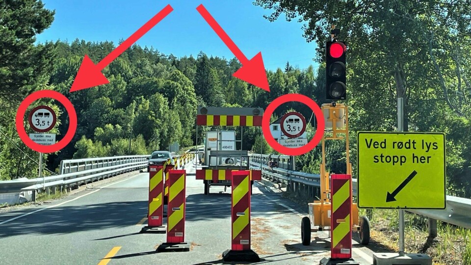 Flere sjåfører respekterer ikke forbudsskiltene som gjelder i vedlikeholdsperioden for Trøsken bru. Flere sjåfører respekterer ikke forbudsskiltene som gjelder i vedlikeholdsperioden for Trøsken bru.
