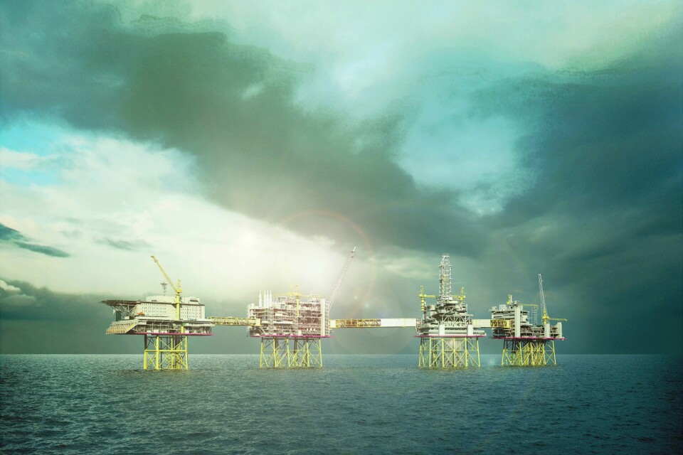 Aibel er tildelt en Johan Sverdrup-kontrakt verdt åtte milliarder kroner. Illustrasjon: Statoil