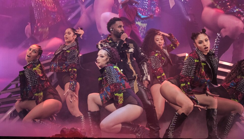 Jason Derulo i Oslo Spektrum under sin «Nu King Tour», oppkalt etter hans siste album «Nu King». I sommer skal ha få opp temperaturen på festivalene Vaulen i Stavanger og Neon i Trondheim. Jason Derulo i Oslo Spektrum