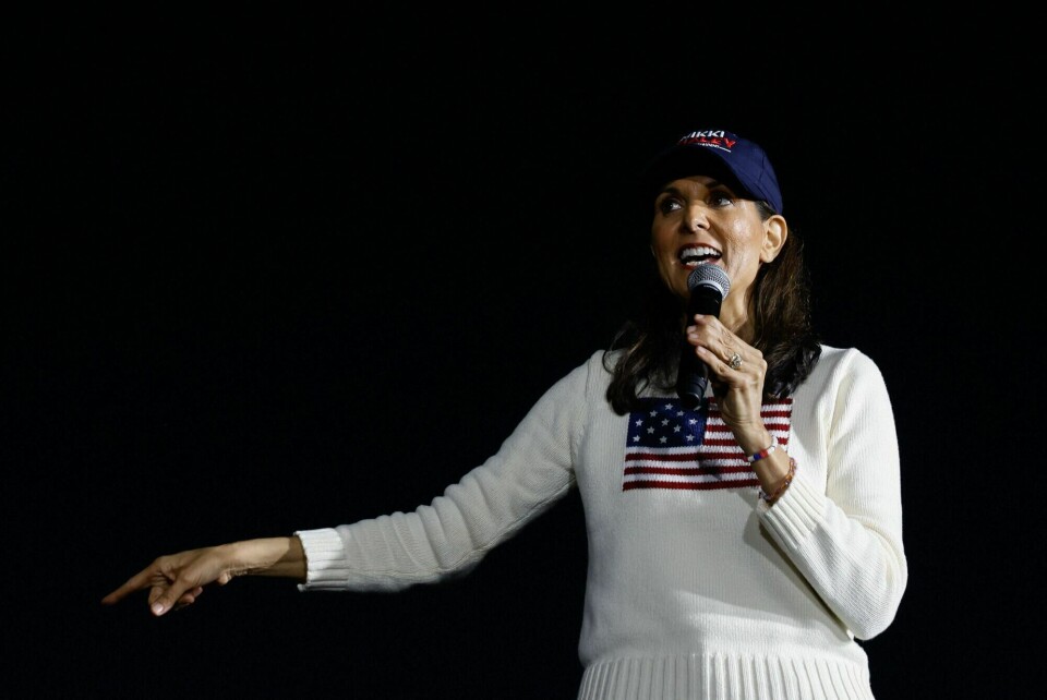 Nikki Haley, her fra et valgkamparrangement i South Carolina fredag. Nikki Haley, her fra et valgkamparrangement i South Carolina fredag.