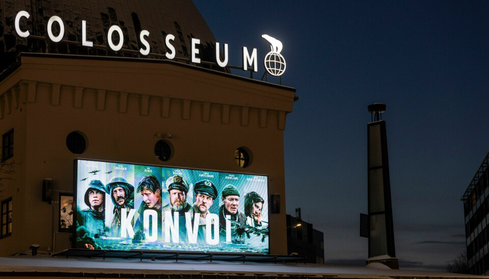 Colosseum kino er blant kinoene i Oslo som har forestillinger før klokken 13 på søndager. Norske filmer har hatt en god jul på kinolerretet. Foto: Frederik Ringnes / NTB