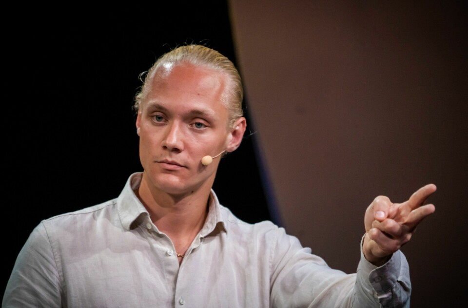 Simen Velle, leder i FpU, har igjen tøffet seg på Tik-tok og får nå svar på tiltale. Bilde viser leder i FpU Simen Vessel.
