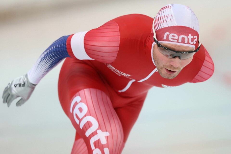 Sverre Lunde Pedersen legger opp. Sverre Lunde Pedersen legger opp. Foto: Geir Olsen / NTB