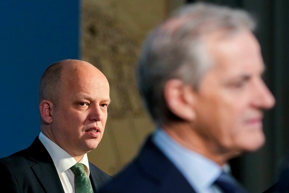 Statsminister Jonas Gahr Støre (Ap) og finansminister Trygve Slagsvold Vedum (Sp) leder hvert sitt regjeringsparti – som ikke er enige om rusreform. Statsminister Jonas Gahr Støre (Ap) og finansminister Trygve Slagsvold Vedum (Sp) leder hvert sitt regjeringsparti – som ikke er enige om rusreform.