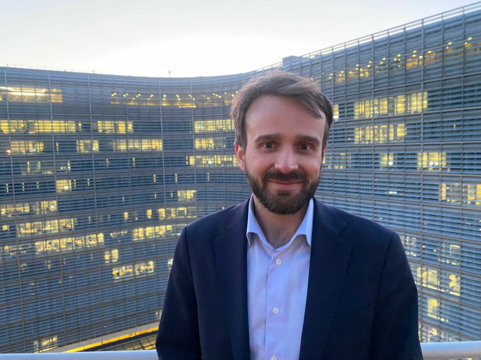Næringsdepartementet (her ved statsråd Jan Christian Vestre) vil ikke gi noe nærmere tidspunkt for når EUs nullutslippslov kan bli en del av EØS. Næringsdepartementet (her ved statsråd Jan Christian Vestre) vil ikke gi noe nærmere tidspunkt for når EUs nullutslippslov kan bli en del av EØS.