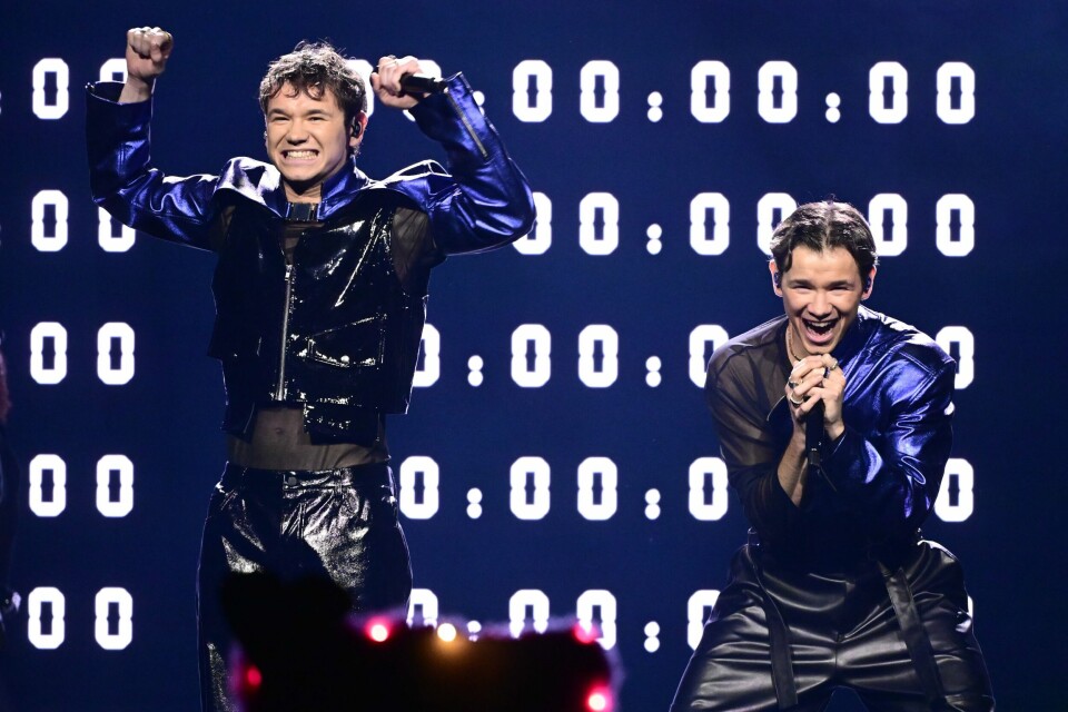 Marcus & Martinus stiller med bidraget «Unforgettable» i Melodifestivalen 2024. Marcus og Martinus er klare for finalen i Melodifestivalen. Foto: Jonas Ekströmer / TT / NTB