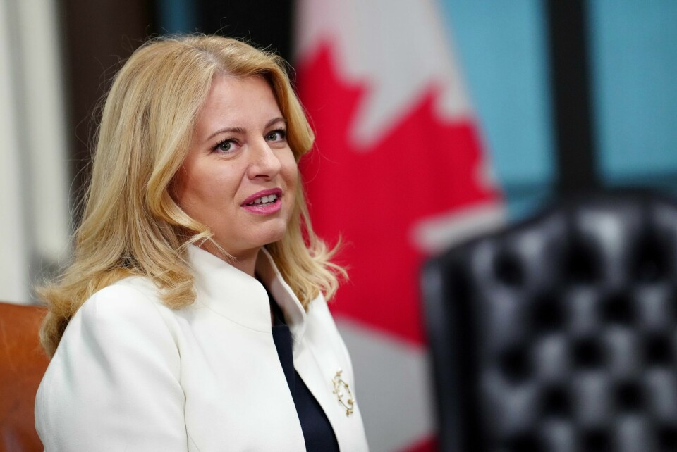 Slovakias president Zuzana Caputova. Zuzana Caputova, President of the Slovak Republic, speaks with Canadian Prime Minister Justin Trudeau, not shown, in his office on Parliament Hill in Ottawa, Ontario, on Tuesday, Jan. 30, 2024. (Sean Kilpatrick/The Canadian Press via AP)