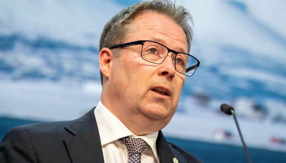 Forsvarsminister Bjørn Arild Gram møtte tirsdag Ukrainas forsvarstopper i et digitalt møte. Forsvarsminister Bjørn Arild Gram møtte tirsdag Ukrainas forsvarstopper i et digitalt møte. Foto: Beate Oma Dahle / NTB