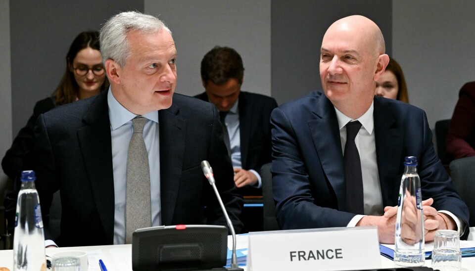 Frankrike stilte med to ministre på møtet blant EUs atomkraftland nylig, nemlig minister for finans, økonono,industri og digitalisering Bruno Le Maire (t.v.) og minister i samme departement med spesielt ansvar for energi, Roland Lescure. Frankrike stilte med to ministre på møtet blant EUs atomkraftland nylig, nemlig minister for finans, økonono,industri og digitalisering Bruno Le Maire (t.v.) og minister i samme departement med spesielt ansvar for energi, Roland Lescure.