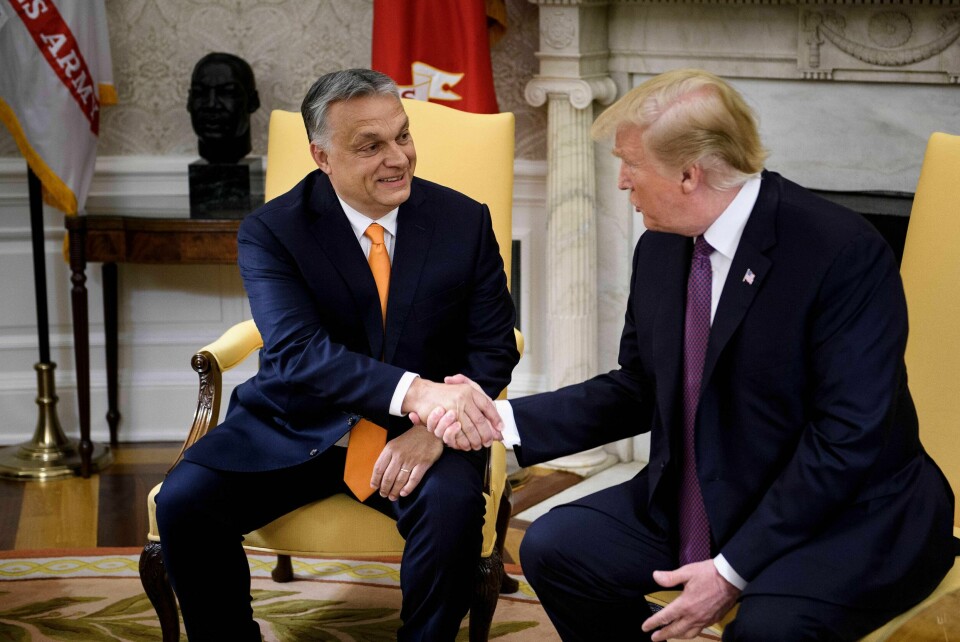 Ungarns statsminister Viktor Orban og USAs ekspresident Donald Trump har etter hvert fått et godt forhold. Orban håper Trump skal vende tilbake til Det ovale kontor i Washington D.C.
