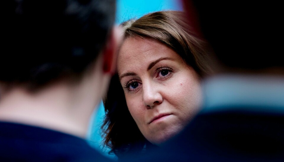 Arbeids- og inkluderingsminister Tonje Brenna (Ap). Ifølge TV 2 og VG sender regjeringen fredag kveld nye dokumenter til Stortinget om habilitetssaken til arbeids- og inkluderingsminister Tonje Brenna (Ap). Foto: Javad Parsa / NTB