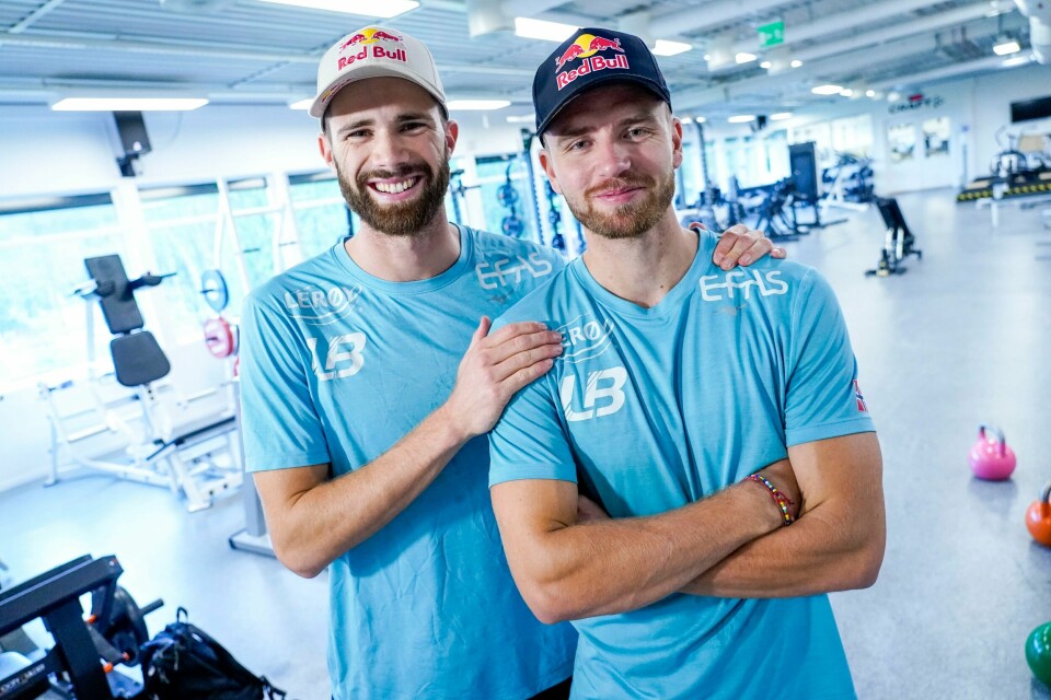 Anders Mol og Christian Sørum er klare for semifinalen i Doha Anders Mol og Christian Sørum avbildet på Toppidrettssenteret før avreise til VM i Mexico. Foto: Lise Åserud / NTB