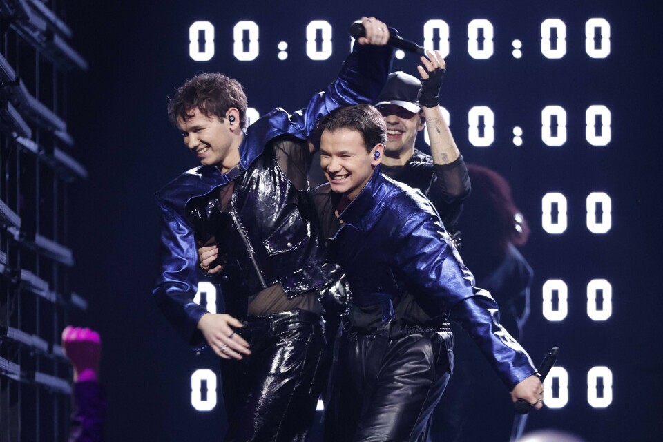 Marcus & Martinus etter sin opptreden med bidraget ”Unforgettable” i finalen i den svenske Melodifestivalen i Friends Arena i Stockholm lørdag. Marcus & Martinus etter sin opptreden med bidraget ”Unforgettable” i finalen i den svenske Melodifestivalen i Friends Arena i Stockholm lørdag.