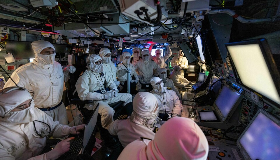 Det britiske fartøyet HMS Richmond sto for flere nedskytinger lørdag, ifølge landets sjøforsvar. Bildet er fra lørdag. Det britiske fartøyet HMS Richmond sto for flere nedskytinger lørdag, ifølge landets sjøforsvar. Bildet er fra lørdag. Foto: Storbritannias forsvarsdepartement / AP / NTB