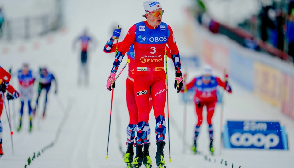 Johannes Høsflot Klæbo vant 50km klassisk for menn i Holmenkollen søndag Johannes Høsflot Klæbo vant 50km klassisk for menn i Holmenkollen søndag