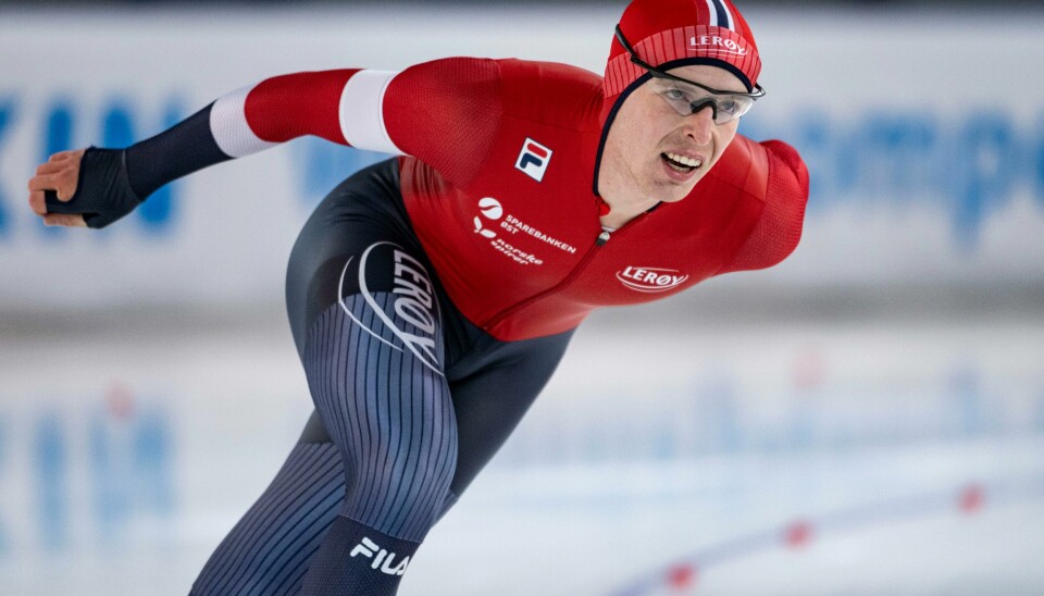 Hallgeir Engebråten kunne slippe jubelen løs for VM-bronse i Inzell. Hallgeir Engebråten avbildet i Stavanger tidligere i sesongen. Foto: Carina Johansen / NTB