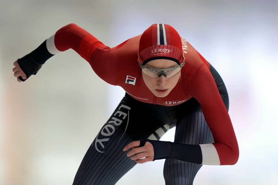 Ragne Wiklund ble nummer ni på 1500-meteren, og må trolig se langt etter medalje Ragne Wiklund ble nummer ni på 1500-meteren. Foto: Matthias Schrader / AP Photo / NTB.
