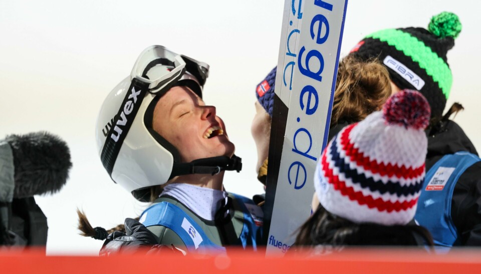 Eirin Maria Kvandal skjønner at seieren er i bks i Holmenkollen søndag. Eirin Maria Kvandal skjønner at seieren er i bks i Holmenkollen søndag.