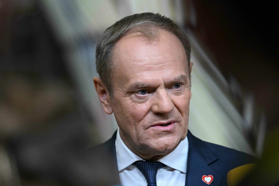 Polens statsminister Donald Tusk peker på viktigheten av solidaritet mellom Europa og USA.