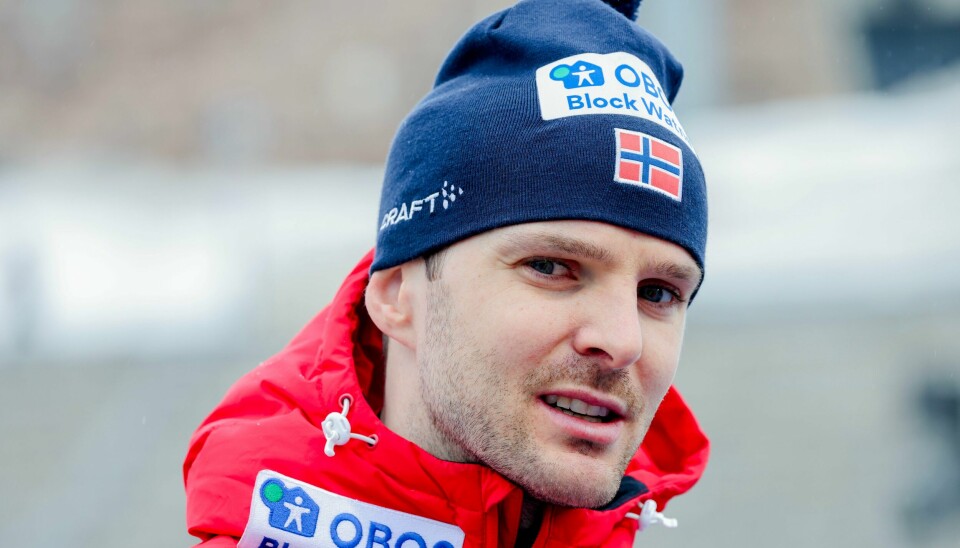 Jørgen Graabak ble disket. Jørgen Graabak ble disket. Foto: Geir Olsen / NTB