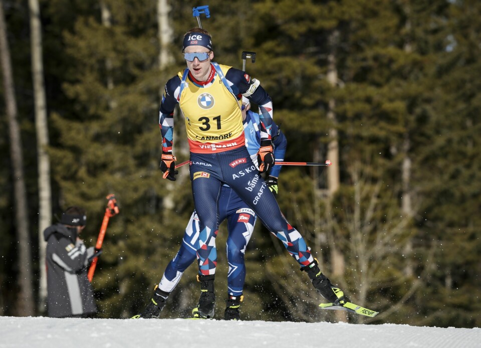 Johannes Thingnes Bø var nok en gang overlegen Johannes Thingnes Bø. Foto: Jeff McIntosh / The Canadian Press via AP / NTB