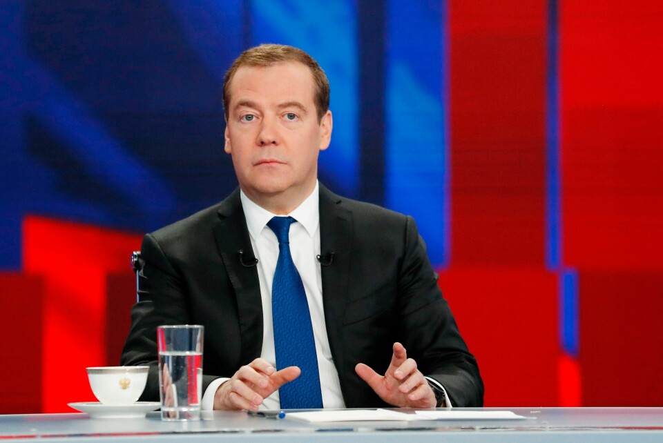 Dmitrij Medvedev har tidligere vært både president og statsminister i Russland. Nå er han nestleder i landets sikkerhetsråd.